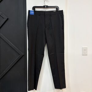 NWT Haggar Black Slim Straight Men’s Dress Pants 36 x 32 Formal
